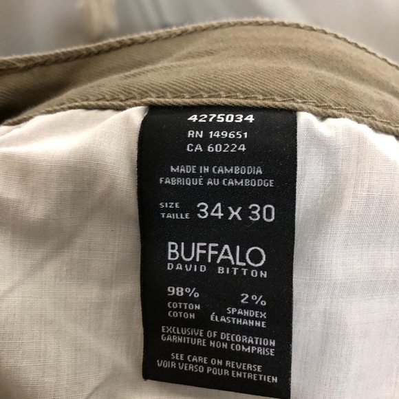 Men’s Tan Buffalo Jeans. Sam X. Size 34/30. Like New. - Picture 8 of 9